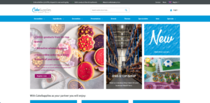 CakeSupplie's website built with Adobe Commerce (Magento)