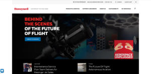 Honeywell Aerospace's website built with Adobe Commerce (Magento)